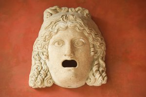 Maschera con bocca aperta, Periodo Imperiale Romano (30 a.C.-500 d.C.)